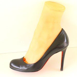 Christian Louboutin Black Simple 100 Leather Pumps